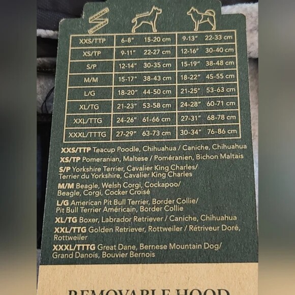 NWT Telluride Dog Utility Wind / Rain Coat size L - Picture 7 of 7